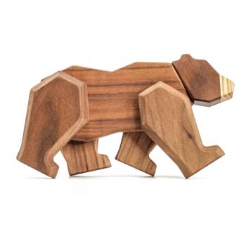 Fablewood Bjørnen - Den kloke - trefiguren består av magneter