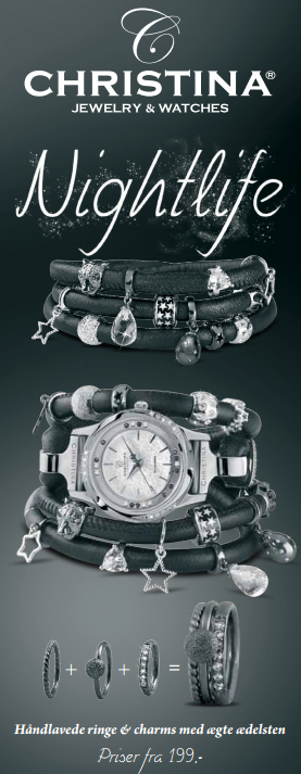 Nattelivssmykker fra Christina Jewelry & Watches på Ur-Tid.dk